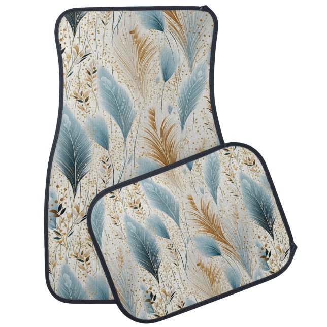 Beautiful Pampas Grass Car Floor Mat (Set)