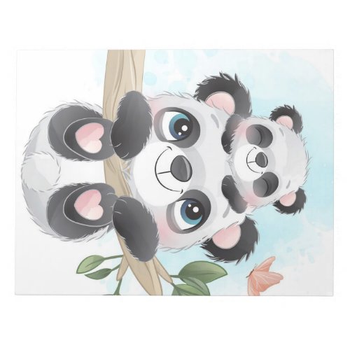 Beautiful Panda Lover  Cute Little Panda Notepad