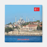 Beautiful panorama of Istanbul travel Magnet