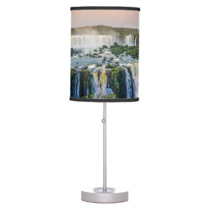Beautiful Panoramic View of a Waterfall Table Lamp