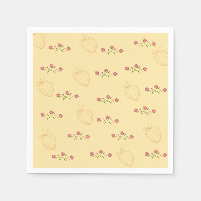 Beautiful paper  napkins (Front)