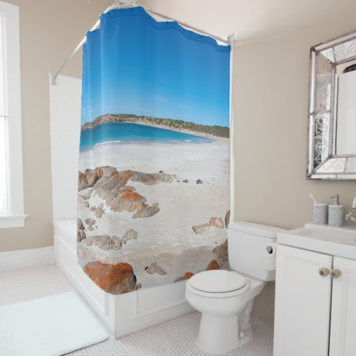 Beautiful Paradise Beach Landscape Australia Shower Curtain