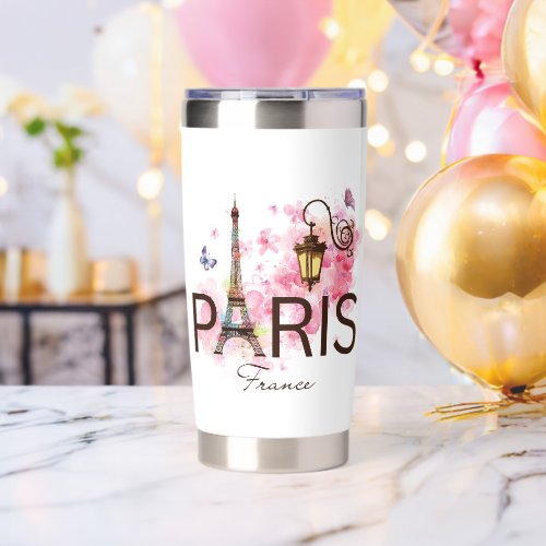 Beautiful Paris Insulated Tumbler