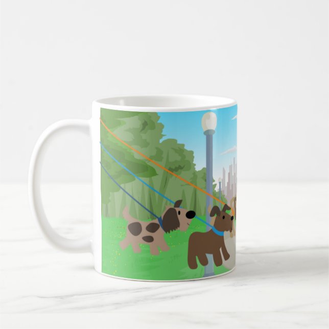Beautiful Park World's Best Dog Walker Coffee Mug (Left)