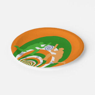Beautiful Party Cricket India Paper Plates