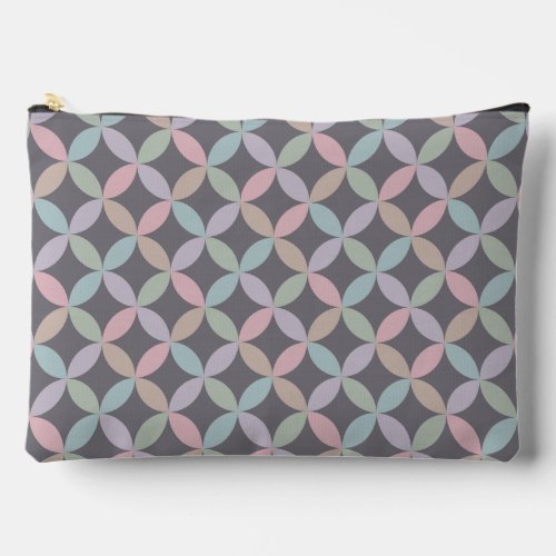 Beautiful Pastel Abstract Geometric Accessory Pouch