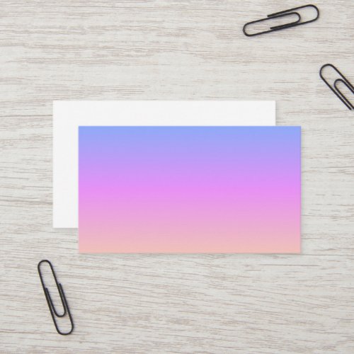 beautiful pastel dream colors gradient blur business card