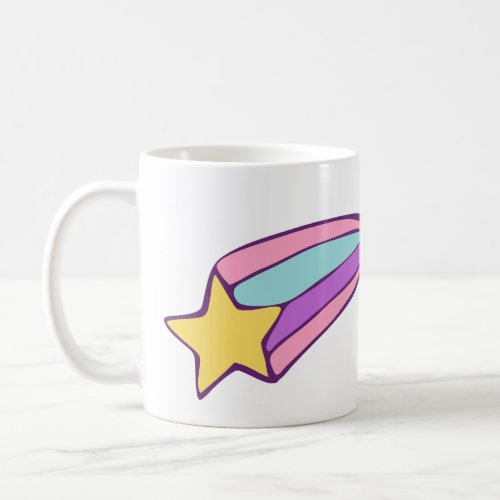 Beautiful Pastel Shooting Star Coffee Mug
