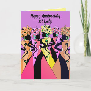 Beautiful Pastor's Wife Anniversary Card