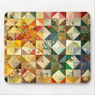 Beautiful Patchwork Mouse Pad