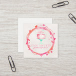 ★ Beautiful  Patisserie ,bakery ,cakes &amp; Sweets Square Business Card at Zazzle