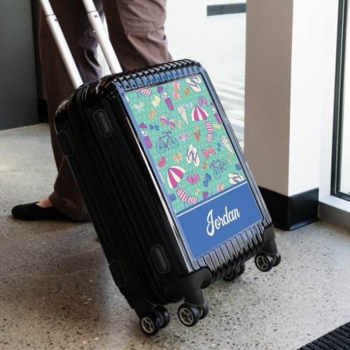 Beautiful Pattern  Add Your Name Luggage
