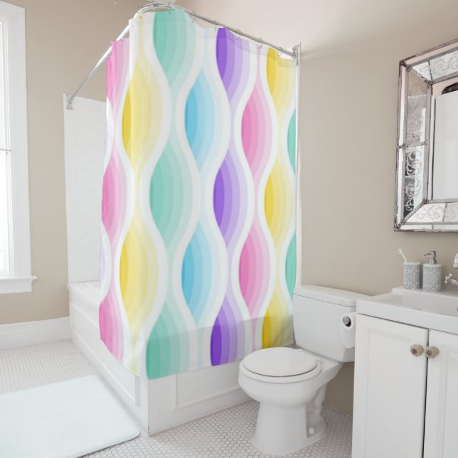 Beautiful pattern for shower curtain (In Situ)