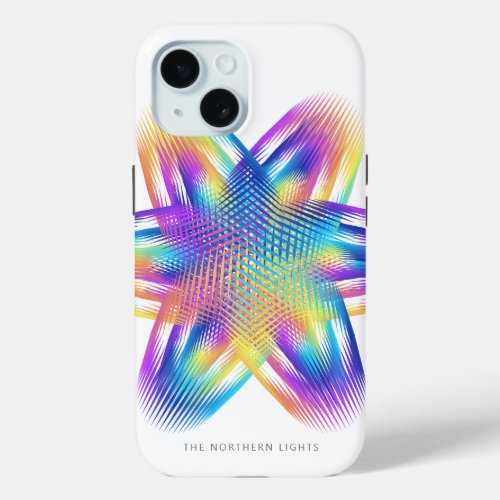 Beautiful pattern of titanium colors _ iPhone 15 case