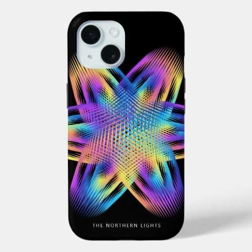 Beautiful pattern of titanium colors _ iPhone 15 case