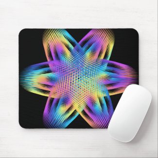 Beautiful pattern of titanium colors - mouse pad