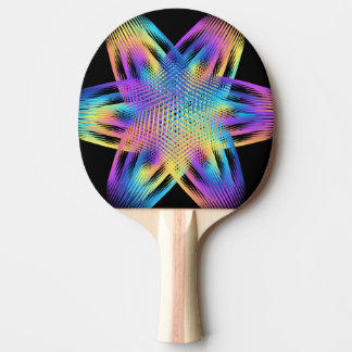 Beautiful pattern of titanium colors - ping pong paddle