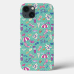 Beautiful Pattern With Summer Elements iPhone 13 Case