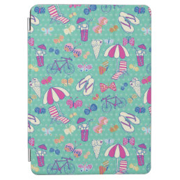 Beautiful Pattern With Summer Elements iPad Air Cover