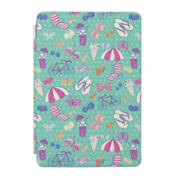 Beautiful Pattern With Summer Elements iPad Mini Cover