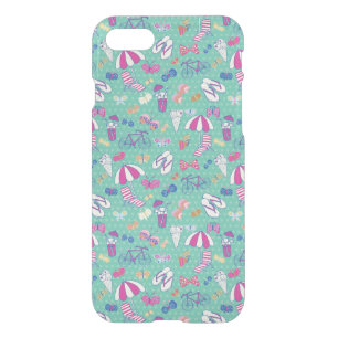Beautiful Pattern With Summer Elements iPhone SE/8/7 Case