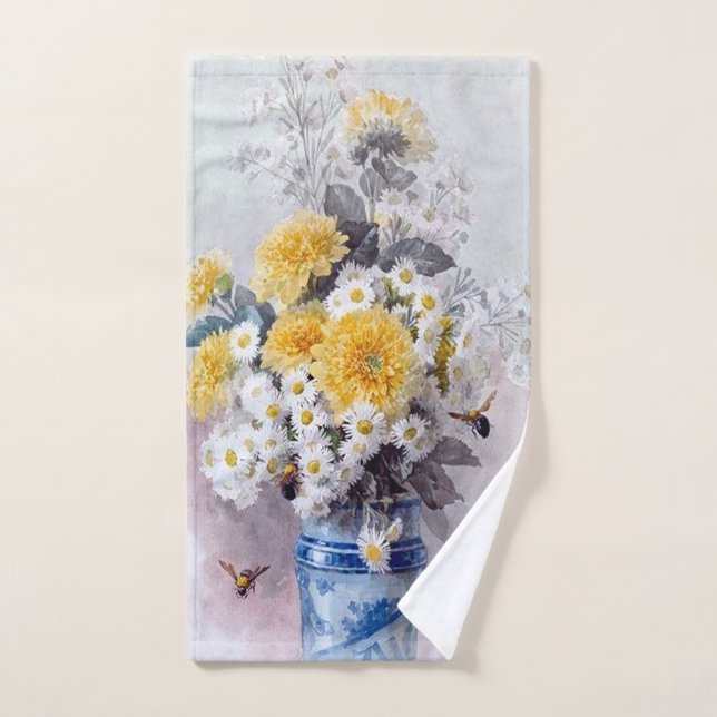 Beautiful Paul De Longpre French Painter Bath Towel Set (Hand Towel)