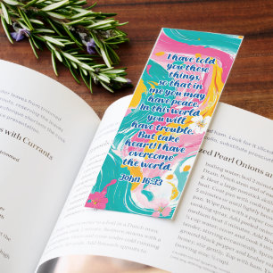 Beautiful Peace And Comfort Bible Verse  Bookmarks