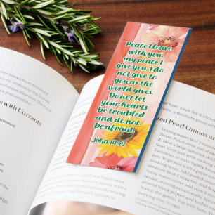Beautiful Peace And Comfort Bible Verse  Bookmarks
