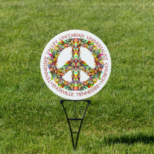 Beautiful Peace Sign in Black& White