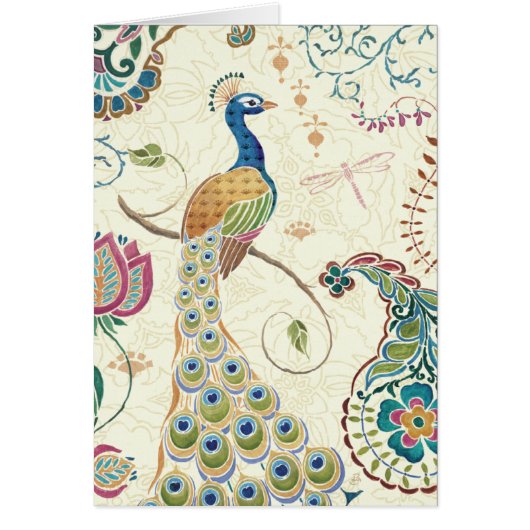 Beautiful Peacock Cards (Front)