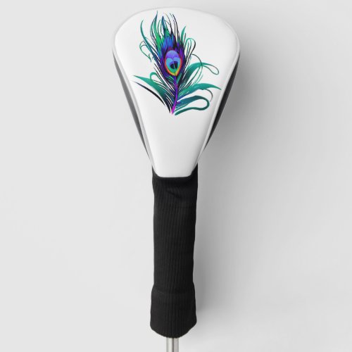 Beautiful Peacock Feather Golf Head Cover
