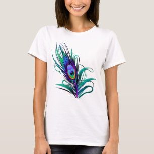 Beautiful Peacock Feather T-Shirt