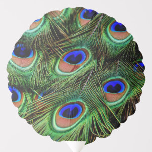 Beautiful Peacock Feathers Balloon
