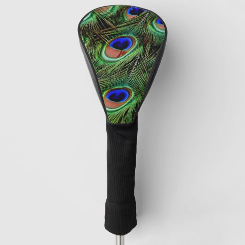 Beautiful Peacock Feathers  Golf Head Cover