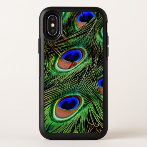 Beautiful Peacock Feathers  OtterBox Symmetry iPhone XS Case