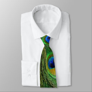 Beautiful Peacock Feathers Tie