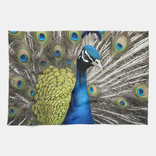 Beautiful Peacock Kitchen Towel