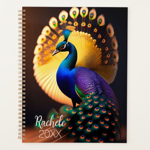 Beautiful Peacock Planner