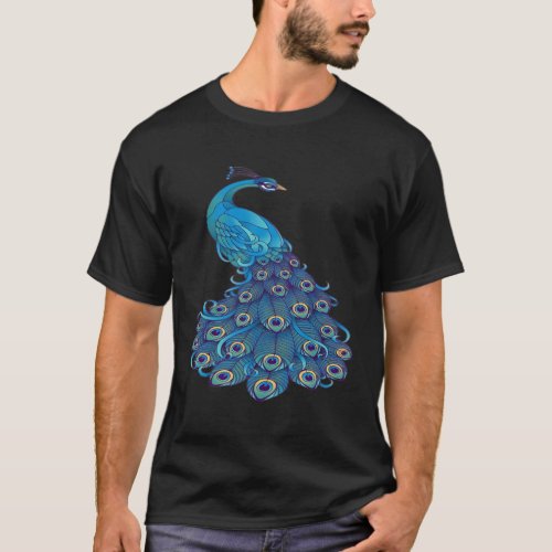 Beautiful Peacock T_Shirt