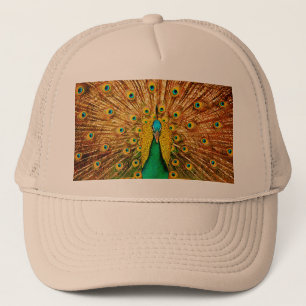 Beautiful Peacock Trucker Hat