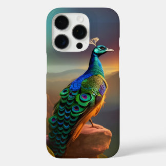 Beautiful Peacock Welcomes the Day   iPhone 16 Pro Case