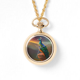 Beautiful Peacock welcomes the Day Watch