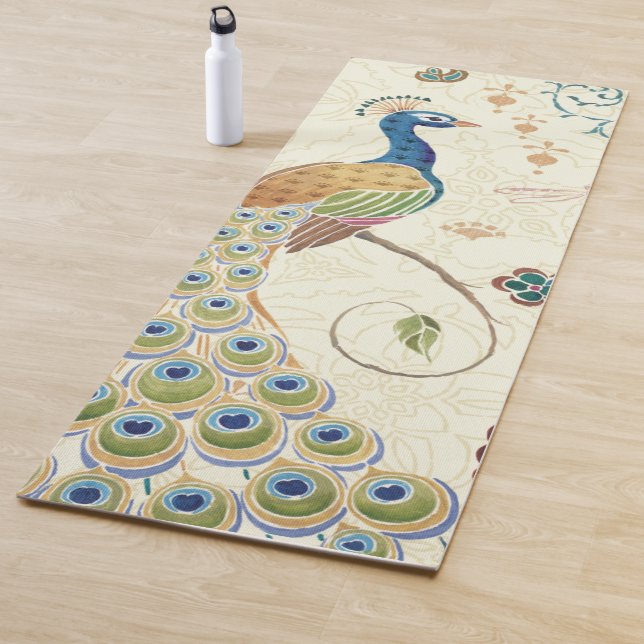 Beautiful Peacock Yoga Mat (In Situ)