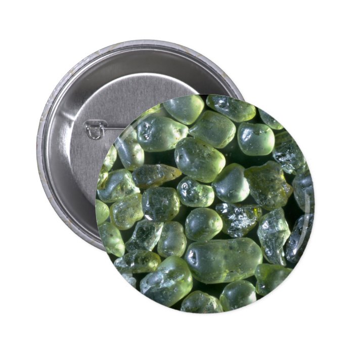 Beautiful Pebbles Olivine sand, Hawaii Pinback Button