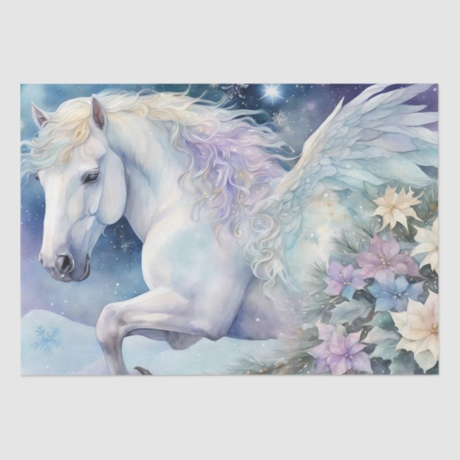 Beautiful Pegasus 1 Decoupage Tissue Paper (Front)