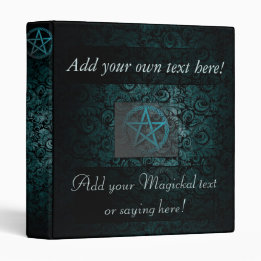 Beautiful pentacle book of shadows/witches journal binder