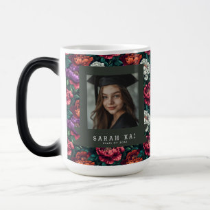 Beautiful Peonies Flower Certified Engineer Color Morph Mug