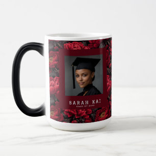 Beautiful Peonies Flower Commencement Color Morph Mug