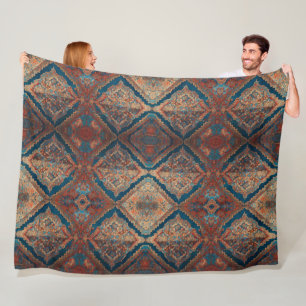 Beautiful Persian Old Pattern Modern Collection Fleece Blanket
