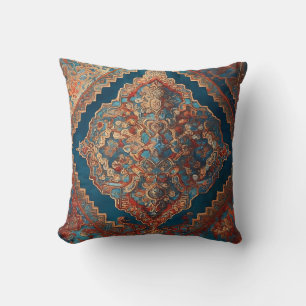 Beautiful Persian Old Pattern Modern Collection Throw Pillow
